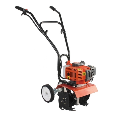 Farms Agriculture Equipment Hand Push Tractor 43CC Gasoline Mini Tiller