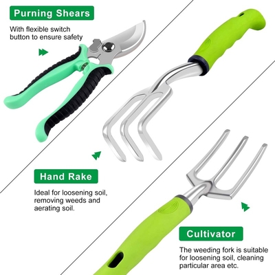 Hot Selling JARDIN HL-BA29 Yard Garden Tool Kit Pruning Rake Fork Aluminum Heavy Duty Tiller Shovel Good Quality