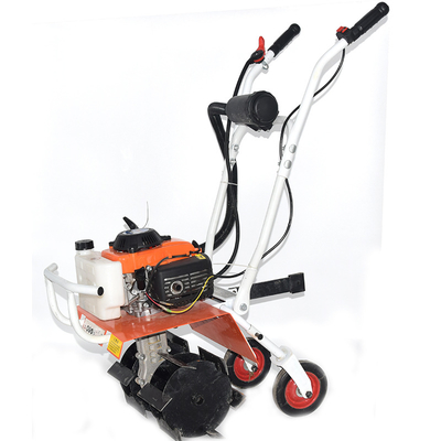 Mini Farms Paddy Hulled Rice Tiller Field Portable Weeding Multifunctional Cultivator