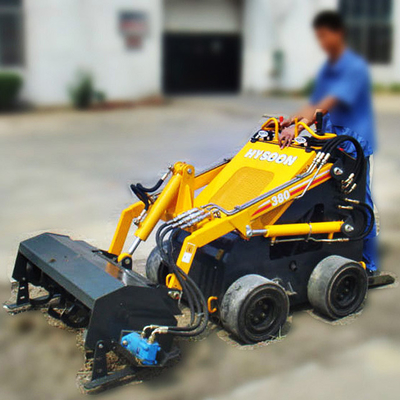 Hotels mini agriculture tiller, universal mini agricultural machine mini skid steer loader with tiller